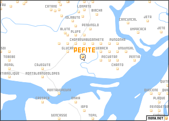 map of Pefite