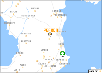 map of Pefkón