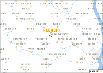 map of Pegadin