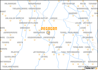 map of Pegagan