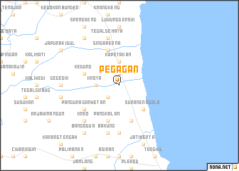 map of Pegagan