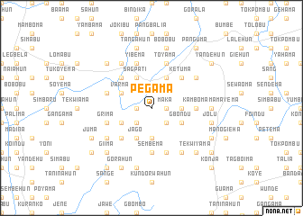 map of Pegama