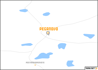 map of Peganovo