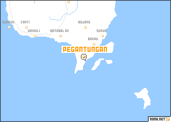 map of Pegantungan