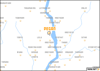 map of Pegan