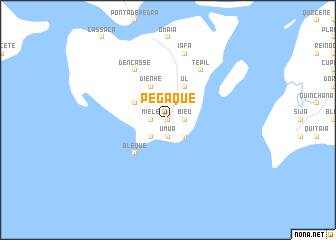 map of Pegaque