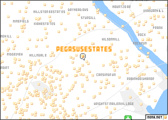 map of Pegasus Estates