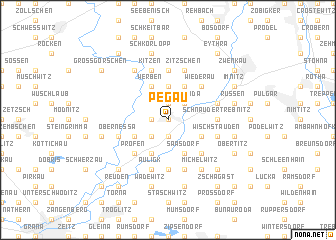 map of Pegau