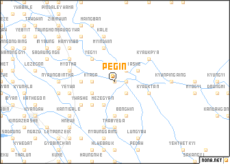 map of Pegin