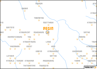 map of Pe-gin