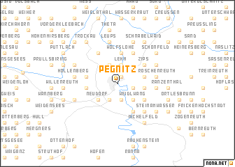 map of Pegnitz