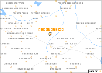 map of Pego do Seixo