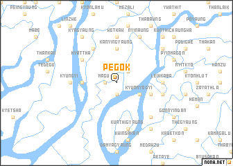 map of Pegok