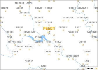 map of Pegon