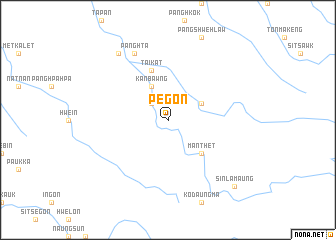 map of Pegon