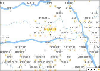 map of Pegon