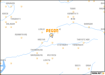 map of Pegon