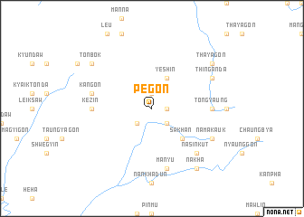 map of Pegon