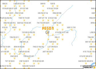 map of Pegon