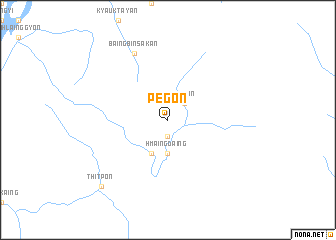 map of Pegon