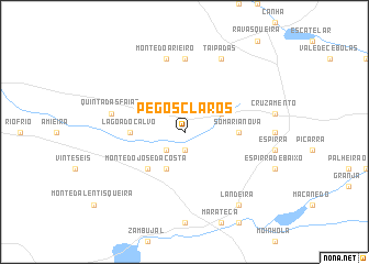 map of Pegos Claros