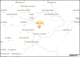 map of Pego