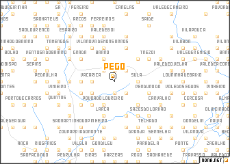 map of Pego