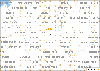 map of Pego