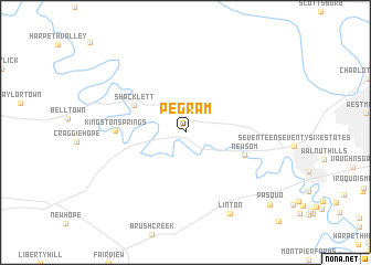 map of Pegram