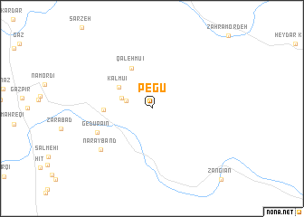 map of Pegū