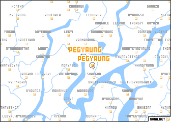 map of Pegyaung