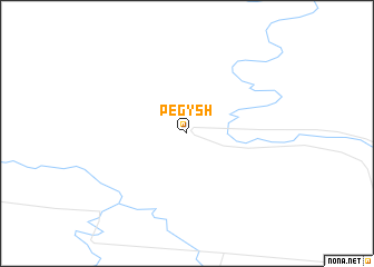 map of Pegysh