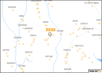 map of Peha