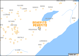 map of Pehefito