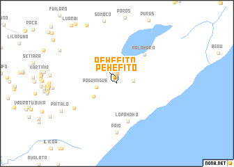 map of Pehefito