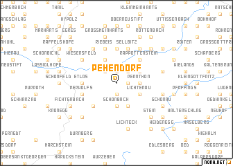 map of Pehendorf