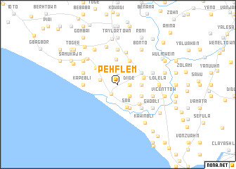 map of Pehflem