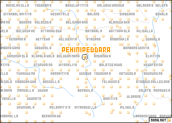 map of Pehinipeddara