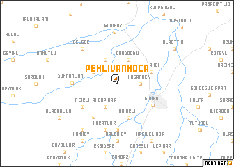 map of Pehlivanhoca