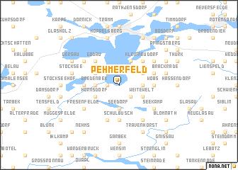 map of Pehmerfeld