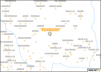 map of Péhouin II