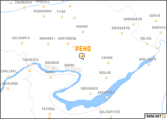 map of Peho