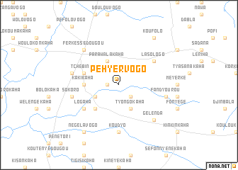 map of Péhyèrvogo