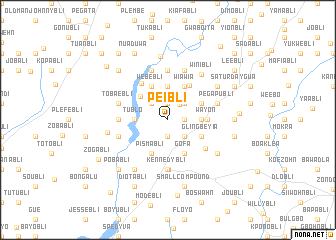 map of Peibli