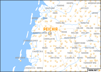 map of Pei-chia