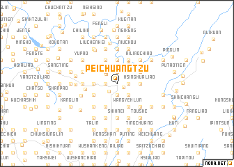 map of Pei-chuang-tzu