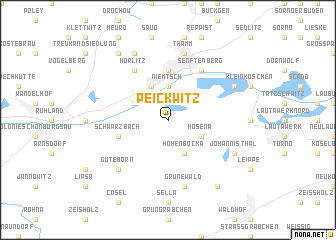 map of Peickwitz