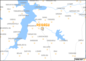map of Peidagu