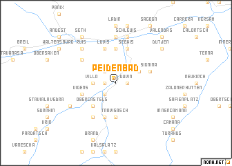 map of Peiden Bad