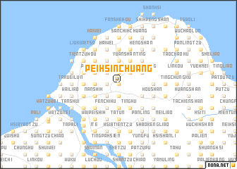 map of Pei-hsin-chuang